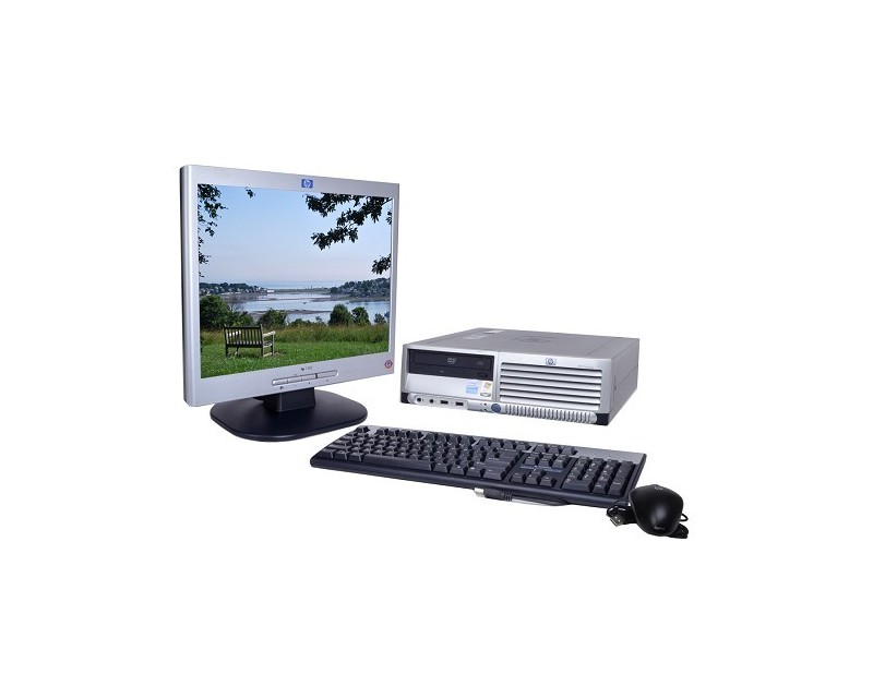 HP Compaq dc7600 Pentium 4 630 3.0GHz Ultra-Slim Desktop & 15" LCD Monitor Bundle - 2GB 80GB
