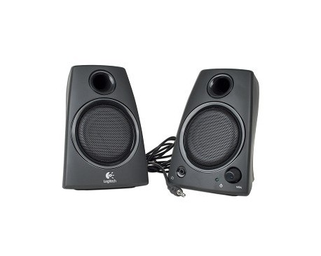 Logitech Z130 2 Piece Multimedia Speaker Set Black Viziotech