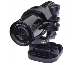 12MP SD/SDHC 1080p High Definition Sports Action Water Resistant Camera w/Mounting Kit (Black)