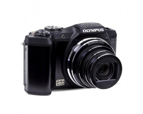 Olympus SZ-31MR 16MP 24x Wide Optical/4x Digital Zoom HD/3D Camera  (Black/Silver) - Viziotech
