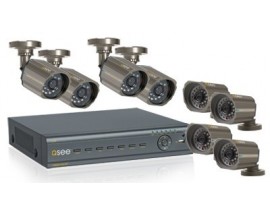 8 Channel DVR | 8 Cams | 420TVL Res | 40ft Night Vision 