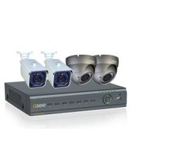 8 Channel DVR | 4 Cams | 480TVL Res | 60ft Night Vision 