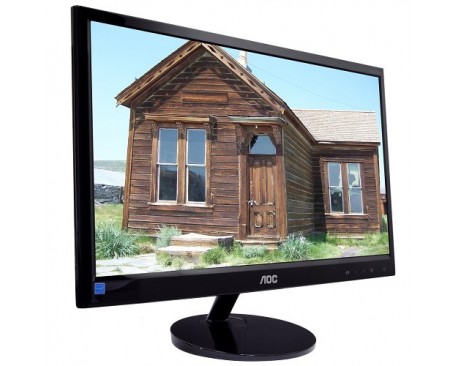 20" AOC e2051Sn 720p Widescreen Slim LED-Backlit LCD Monitor (Black)